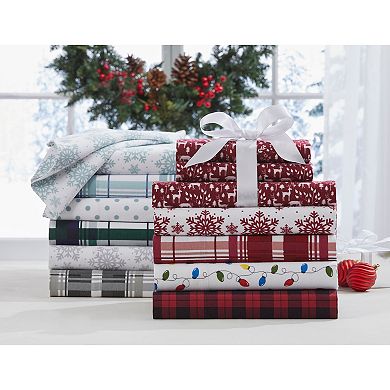 Brylanehome Cotton Flannel Print Sheet Set