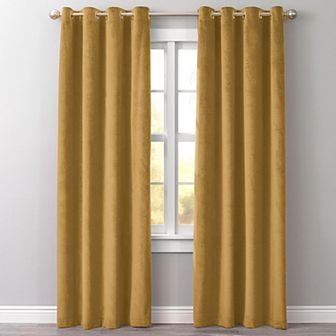 BrylaneHome BH Studio Velvet Grommet Panel