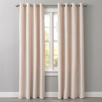 BrylaneHome BH Studio Velvet Grommet Panel