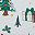 White Holiday Trees