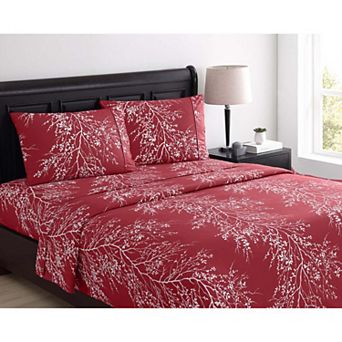 Brylanehome 4 pc Foliage Sheet Set