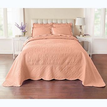 BrylaneHome Lily Damask Bedspread