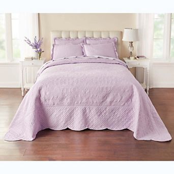 BrylaneHome Lily Damask Bedspread