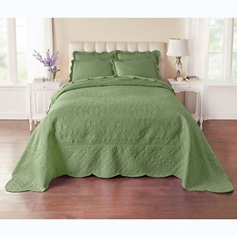 BrylaneHome Lily Damask Bedspread
