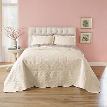BrylaneHome Lily Damask Bedspread