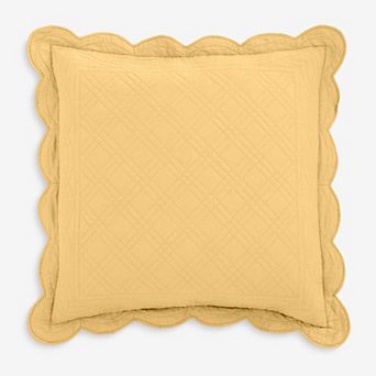 BrylaneHome 100% Cotton Florence Euro Sham