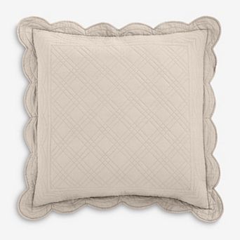 BrylaneHome 100% Cotton Florence Euro Sham