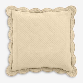 BrylaneHome 100% Cotton Florence Euro Sham