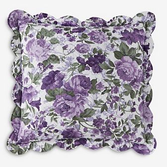 BrylaneHome 100% Cotton Florence Euro Sham