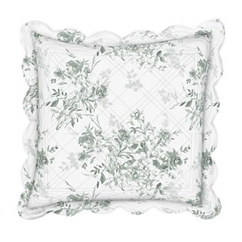 BrylaneHome 100% Cotton Florence Euro Sham