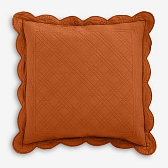 BrylaneHome 100% Cotton Florence Euro Sham