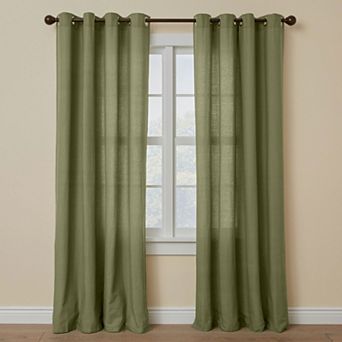 Brylanehome Poly Cotton Canvas Grommet Panel