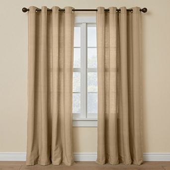 Brylanehome Poly Cotton Canvas Grommet Panel