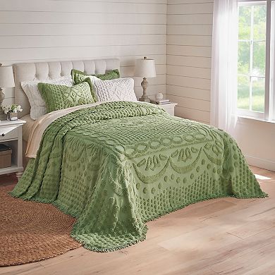 BrylaneHome 100% Cotton Georgia Chenille Shams