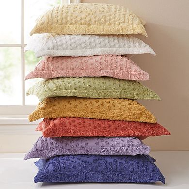 BrylaneHome 100% Cotton Georgia Chenille Shams
