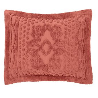 BrylaneHome 100% Cotton Georgia Chenille Shams