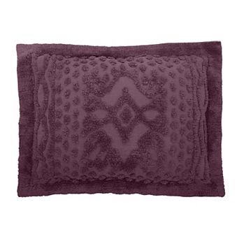 BrylaneHome 100% Cotton Georgia Chenille Shams