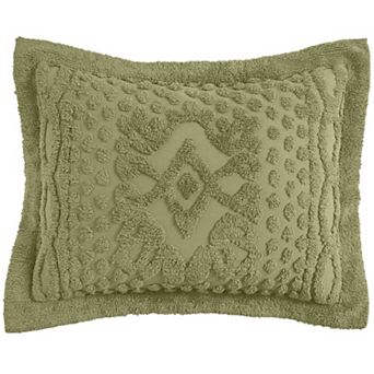 BrylaneHome 100% Cotton Georgia Chenille Shams