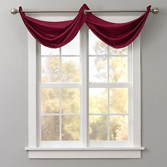 Brylanehome Bh Studio Room-darkening Waterfall Grommet Valance
