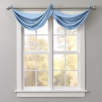 Brylanehome Bh Studio Room-darkening Waterfall Grommet Valance