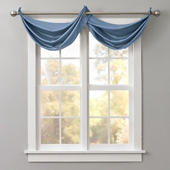 Brylanehome Bh Studio Room-darkening Waterfall Grommet Valance