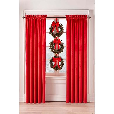 Brylanehome Bh Studio Velvet Rod-pocket Panel