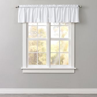 Brylanehome Poly Cotton Canvas Rod-pocket Valance