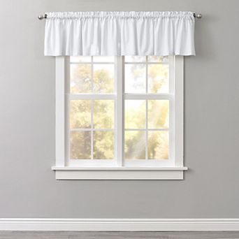 Brylanehome Poly Cotton Canvas Rod-pocket Valance