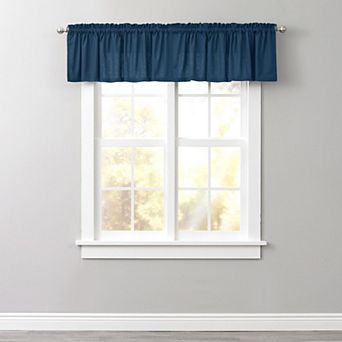 Brylanehome Poly Cotton Canvas Rod-pocket Valance