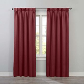 BrylaneHome BH Studio Room-Darkening Pinch Pleat Panel