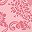 Silver Pink Damask