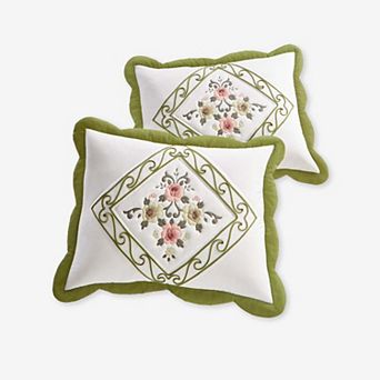 Brylanehome Ava Embroidered Cotton Sham