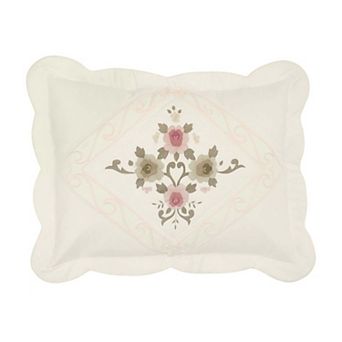 Brylanehome Ava Embroidered Cotton Sham