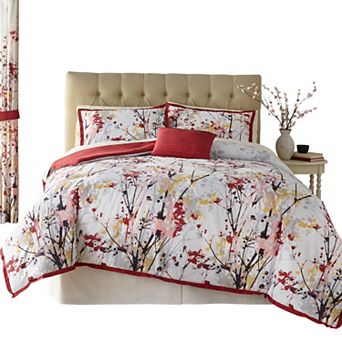 Brylanehome Funky Floral 6 pc Comforter Set