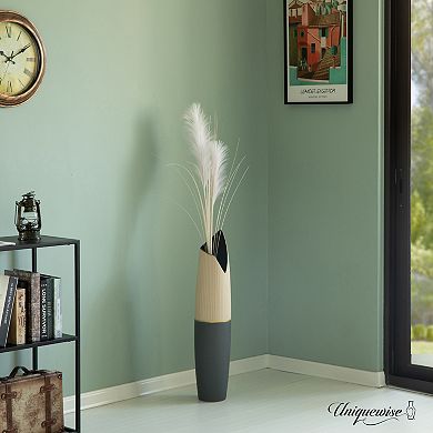 Floor Vase - Handcrafted, Waterproof Vase for Tall Floral Arrangements, Unique Shaped Flower Holder