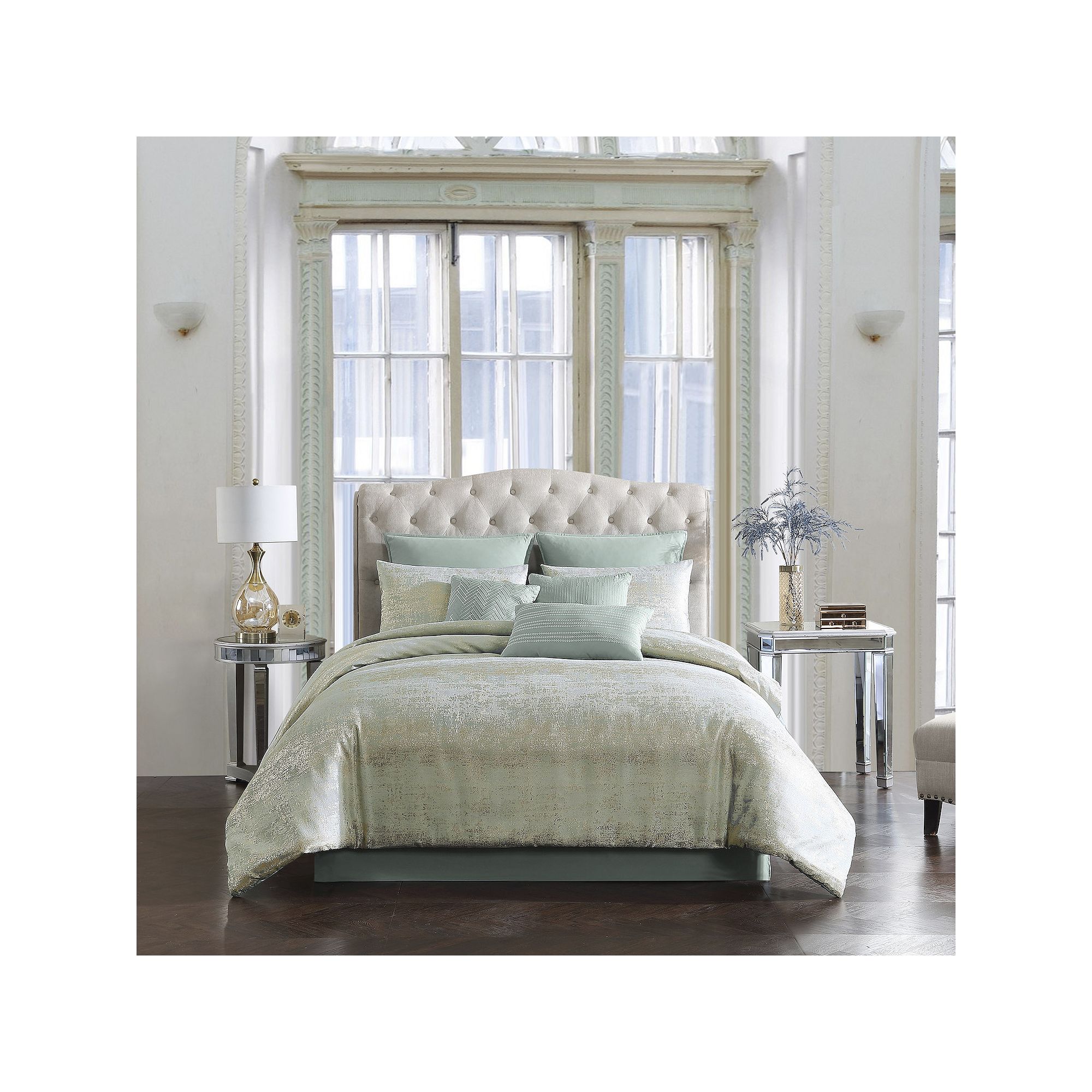 Riverbrook Home Vesta Comforter Set, Gold Spa