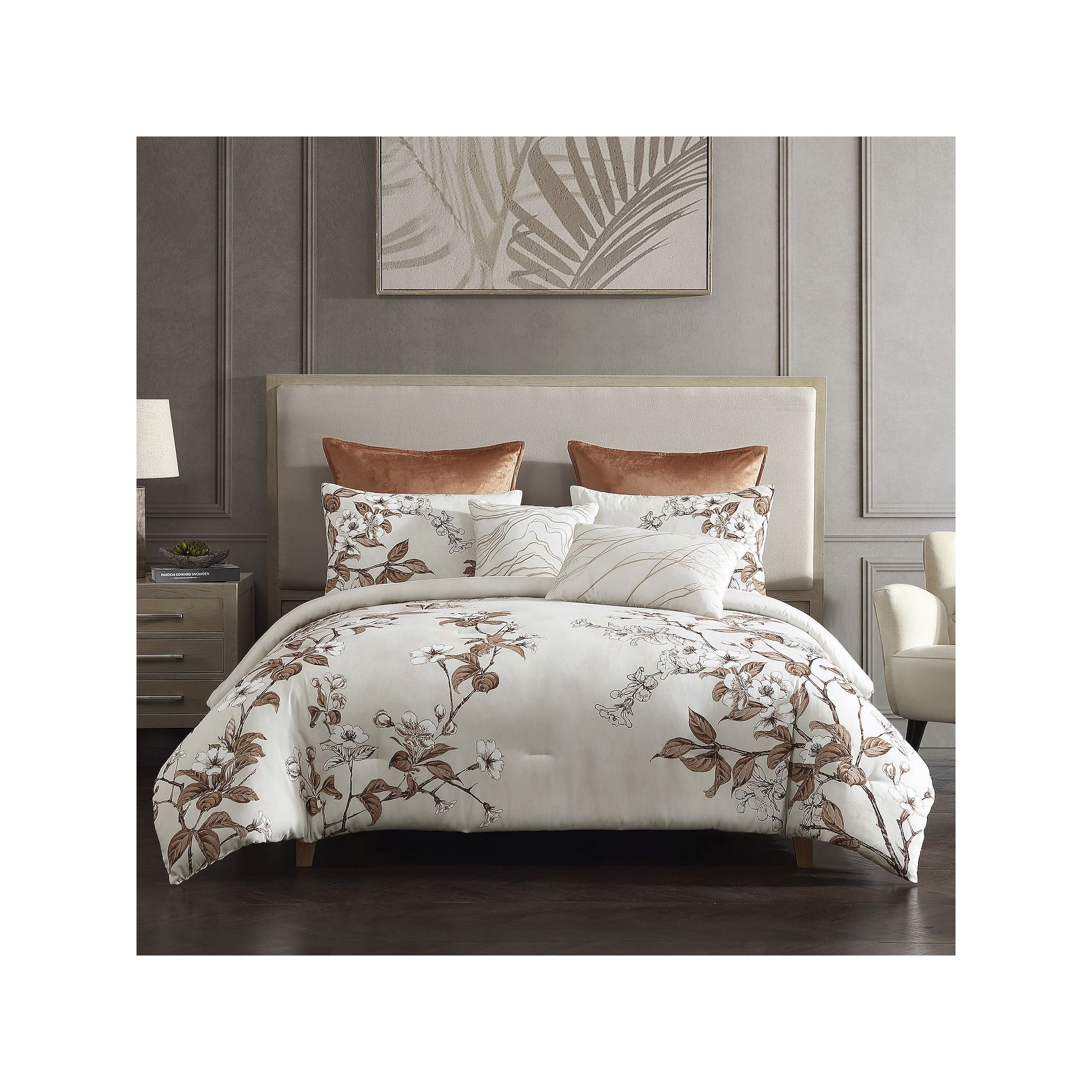 Riverbrook Home Oaklyn Comforter Set, Spice Ivory