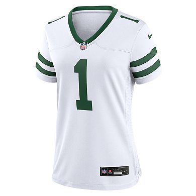 Women's Nike Ahmad Sauce Gardner Legacy White New York Jets Game Player Jersey