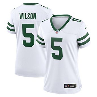 Women's Nike Garrett Wilson Legacy White New York Jets Game Jersey