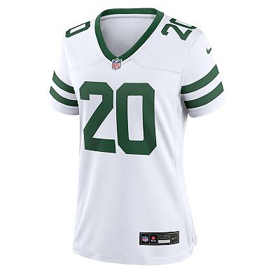 Women's Nike Breece Hall Legacy White New York Jets Game Jersey