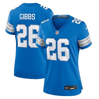 Women s Nike Jahmyr Gibbs Blue Detroit Lions Game Jersey
