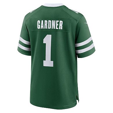Men's Nike Ahmad Sauce Gardner Legacy Green New York Jets Game Jersey