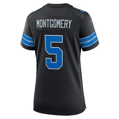 Women's Nike David Montgomery Black Detroit Lions 2nd Alternate Game Jersey