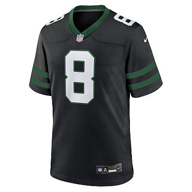 Men's Nike Aaron Rodgers Legacy Black New York Jets Alternate Game Jersey