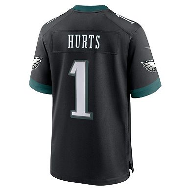 Men's Nike Jalen Hurts Black Philadelphia Eagles Alternate Game Jersey