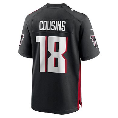 Men's Nike Kirk Cousins Black Atlanta Falcons Game Player Jersey