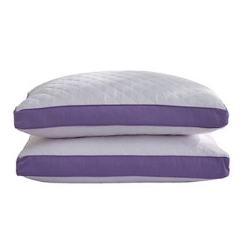 BrylaneHome Gusseted Density Pillow 2-Pack
