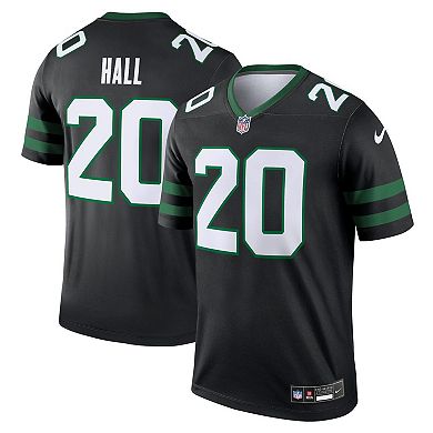 Men's Nike Breece Hall Legacy Black New York Jets Alternate Legend Jersey