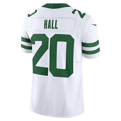 Men's Nike Breece Hall Legacy White New York Jets Vapor F.U.S.E. Limited Jersey