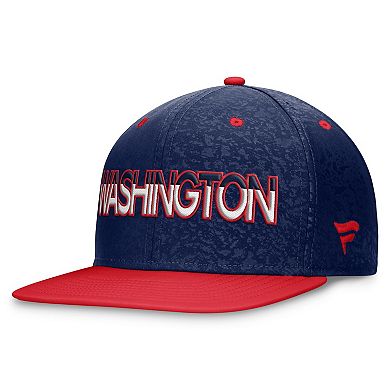 Men's Fanatics Branded Navy/Red Washington Capitals Authentic Pro Alternate Jersey Snapback Hat
